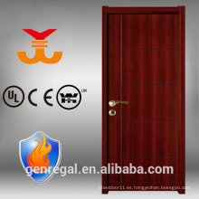 Puerta clasificada fuego de alta calidad BS476 de madera de 1 hora